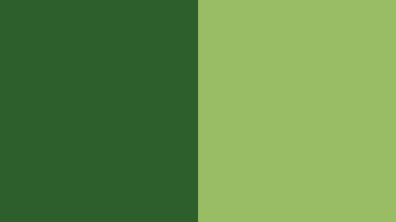 کدهای هگز: سبز جنگلی #2C5F2D، سبز خزه ای #97BC62